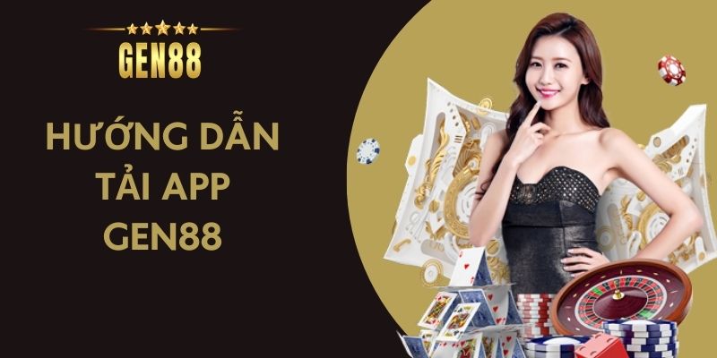 Hướng dẫn tải app Gen88