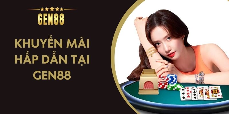 Khuyến mãi hấp dẫn tại Gen88