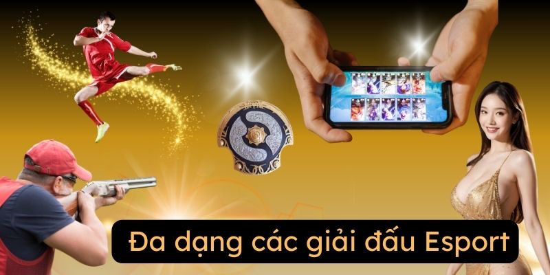 Đa dạng các giải đấu Esport